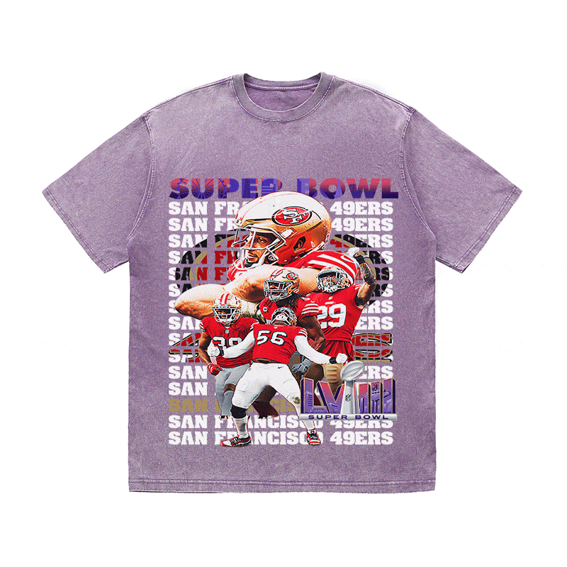 SUPERBOWL22 HEAVY WEIGHT COTTON TEE-9212