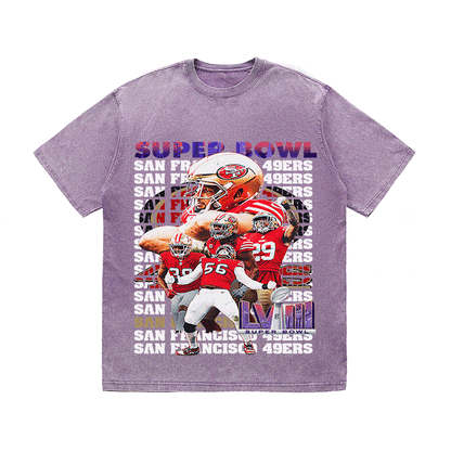 SUPERBOWL22 HEAVY WEIGHT COTTON TEE-9212