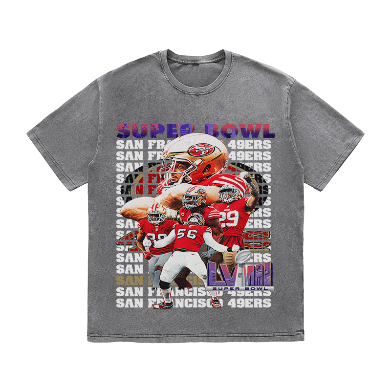 SUPERBOWL22 HEAVY WEIGHT COTTON TEE-9212