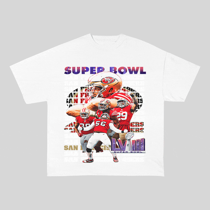 SUPERBOWL22 HEAVY WEIGHT COTTON TEE-9212