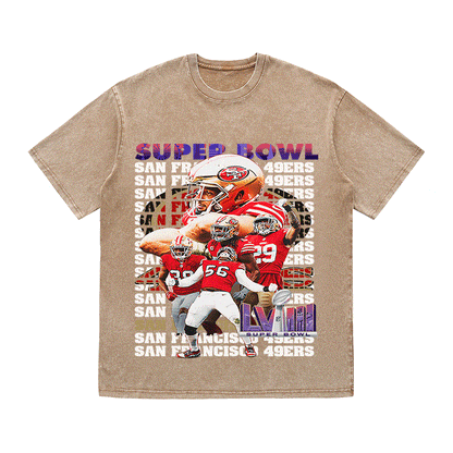 SUPERBOWL22 HEAVY WEIGHT COTTON TEE-9212