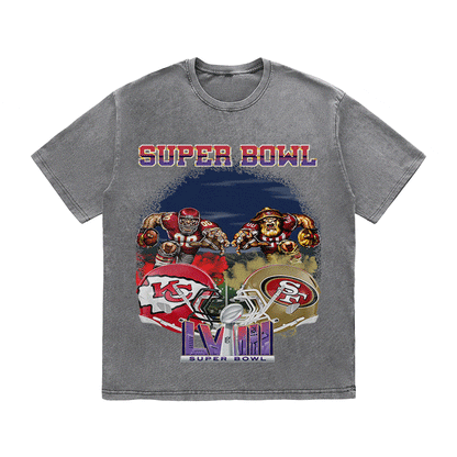 SUPERBOWL6 WO YEAR HEAVY WEIGHT COTTON TEE-9185