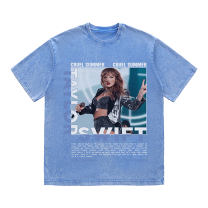 TAYLOR HEAVY WEIGHT COTTON TEE-9022