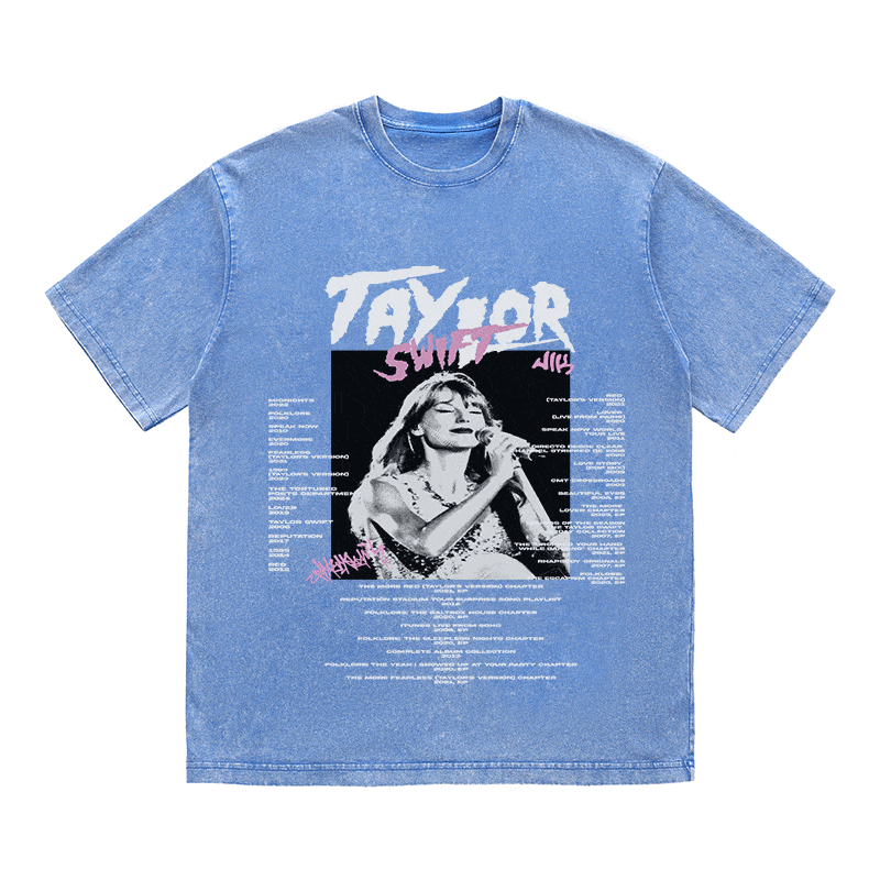 RDMCLOTHINGART tapestry hoodie TAYLOR SWIFT HEAVY WEIGHT COTTON TEE-8920
