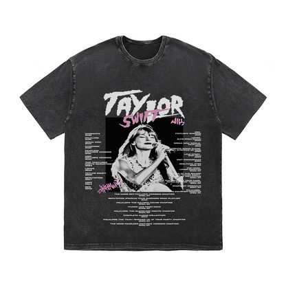 RDMCLOTHINGART tapestry hoodie TAYLOR SWIFT HEAVY WEIGHT COTTON TEE-8920