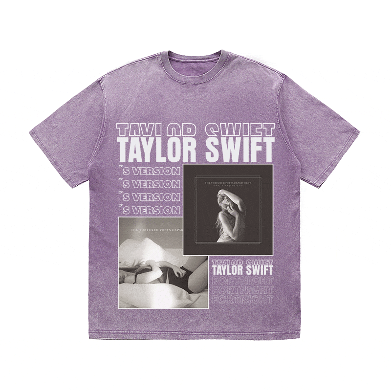 TAYLOR SWIFT HEAVY WEIGHT COTTON TEE-9021