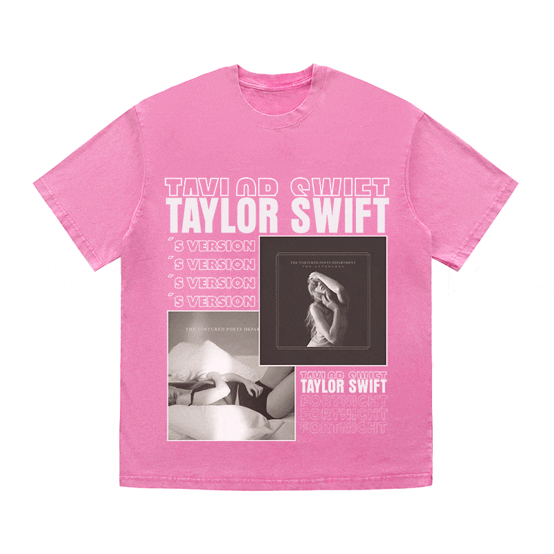 TAYLOR SWIFT HEAVY WEIGHT COTTON TEE-9021