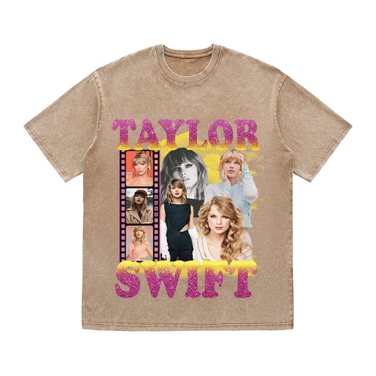 TAYLOR SWIFT HEAVY WEIGHT COTTON TEE-9137