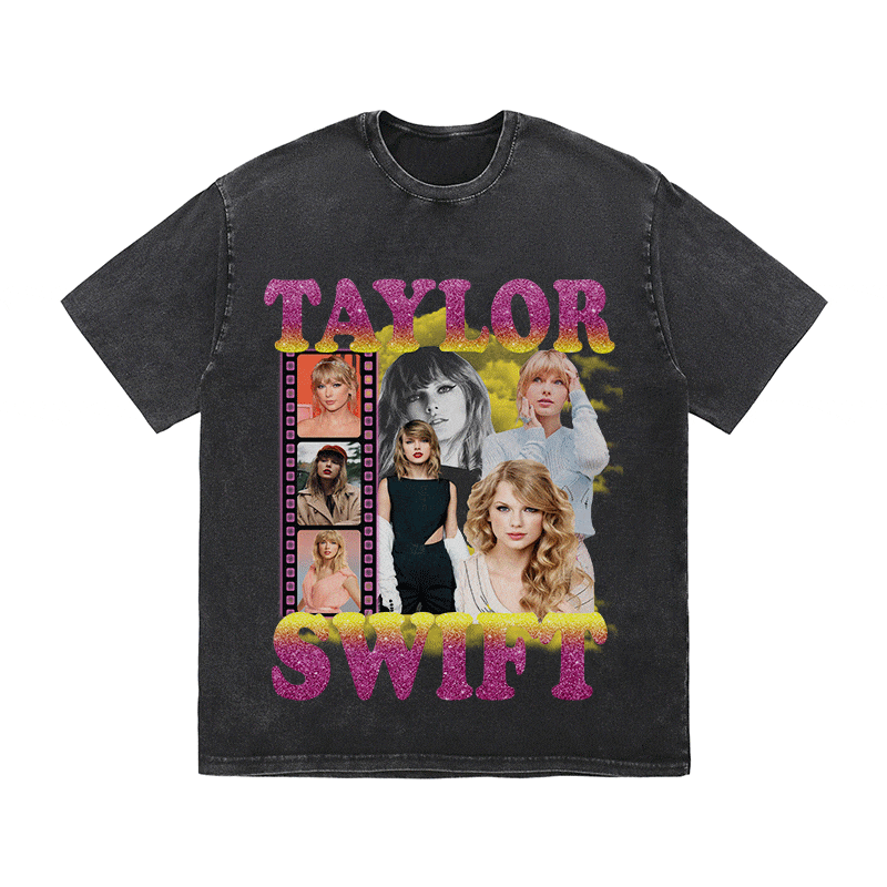 TAYLOR SWIFT HEAVY WEIGHT COTTON TEE-9137