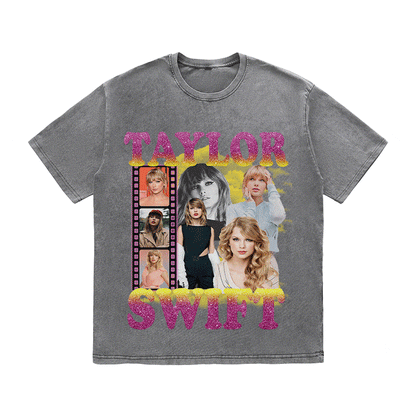 TAYLOR SWIFT HEAVY WEIGHT COTTON TEE-9137
