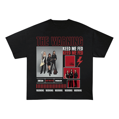 THE WARNING HEAVY WEIGHT COTTON TEE-9023