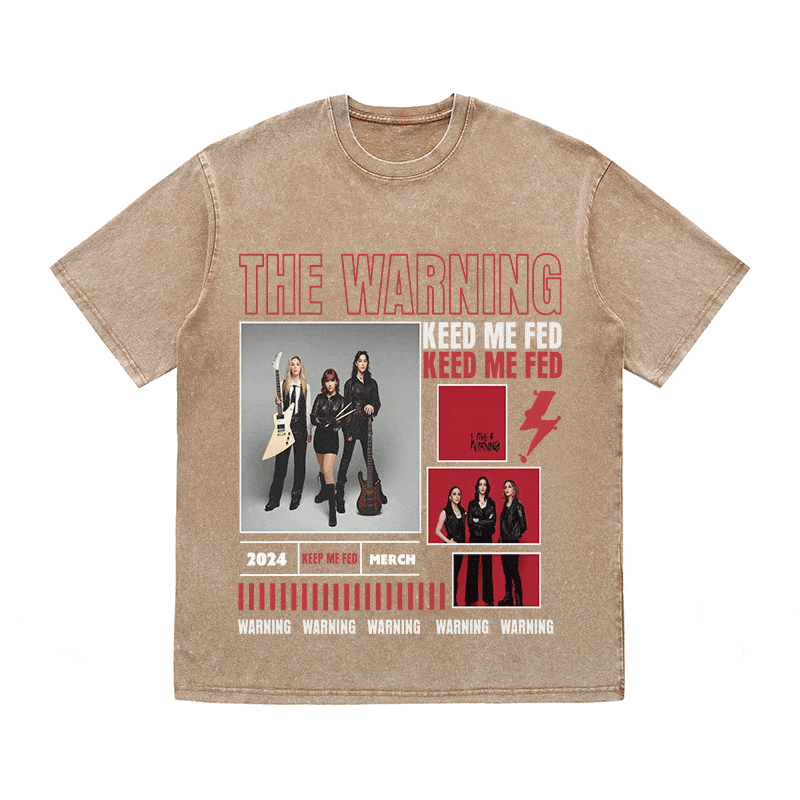 THE WARNING HEAVY WEIGHT COTTON TEE-9023
