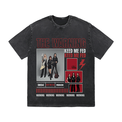 THE WARNING HEAVY WEIGHT COTTON TEE-9023
