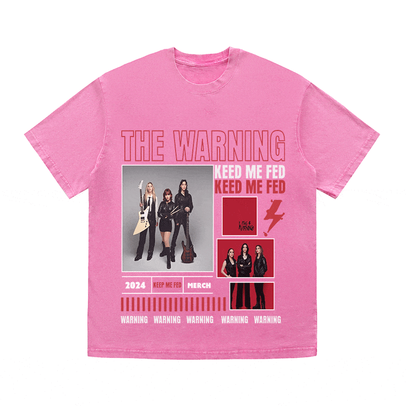 THE WARNING HEAVY WEIGHT COTTON TEE-9023