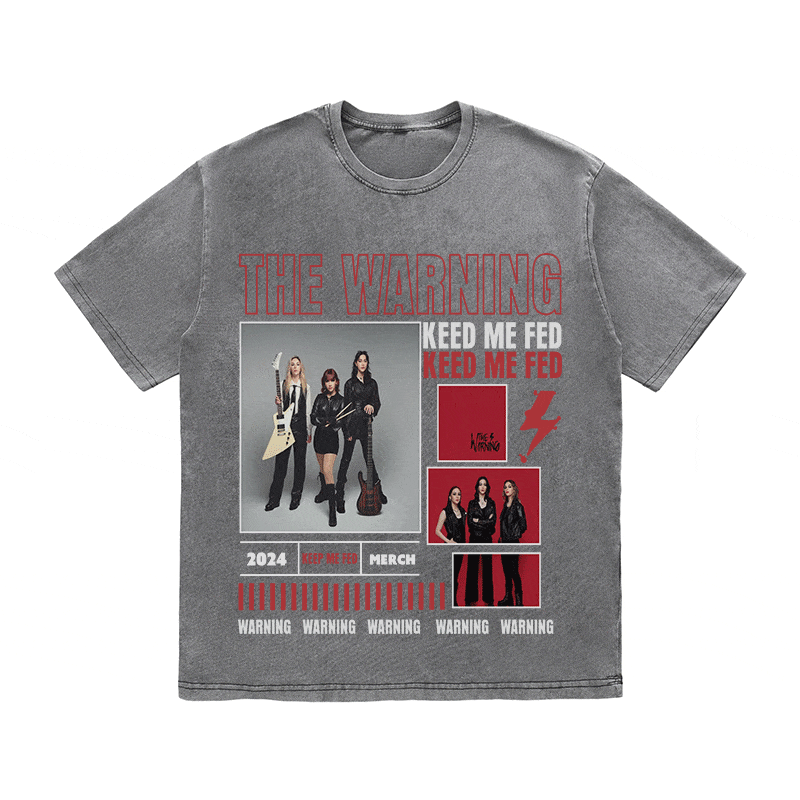 THE WARNING HEAVY WEIGHT COTTON TEE-9023