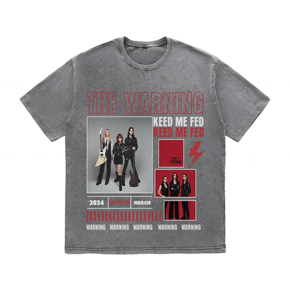 THE WARNING HEAVY WEIGHT COTTON TEE-9023