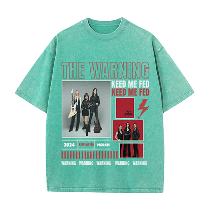 THE WARNING HEAVY WEIGHT COTTON TEE-9023