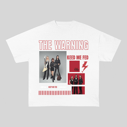 THE WARNING HEAVY WEIGHT COTTON TEE-9023