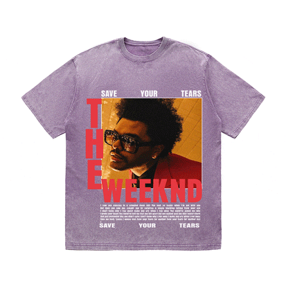 THE WEEKND HEAVY WEIGHT COTTON TEE-9024