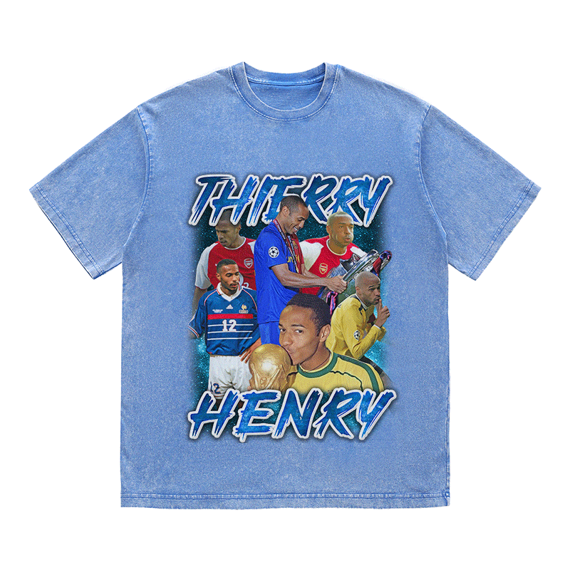 THIERRY HENRY HEAVY WEIGHT COTTON TEE-9175