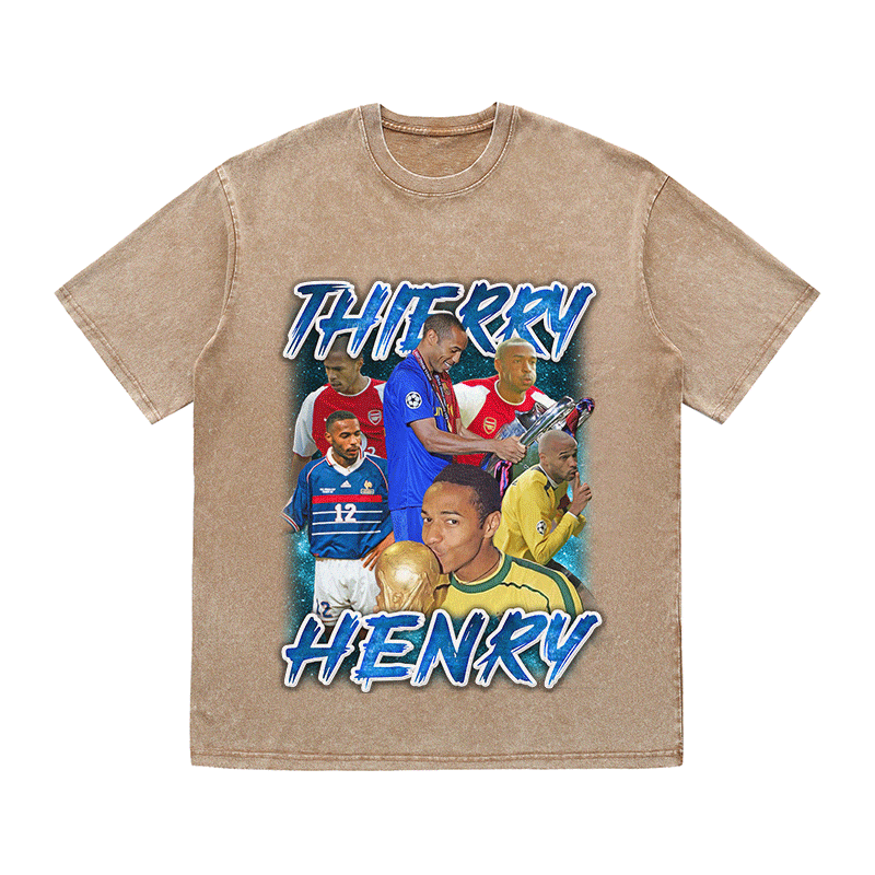 THIERRY HENRY HEAVY WEIGHT COTTON TEE-9175