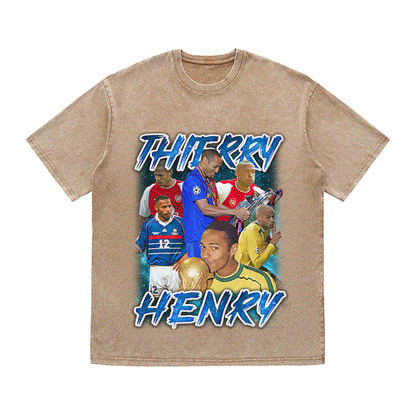 THIERRY HENRY HEAVY WEIGHT COTTON TEE-9175