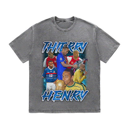 THIERRY HENRY HEAVY WEIGHT COTTON TEE-9175