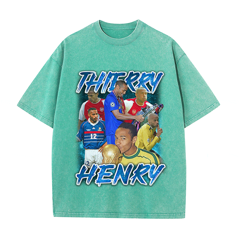 THIERRY HENRY HEAVY WEIGHT COTTON TEE-9175
