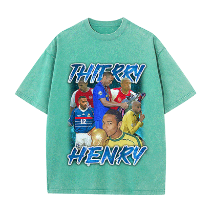 THIERRY HENRY HEAVY WEIGHT COTTON TEE-9175