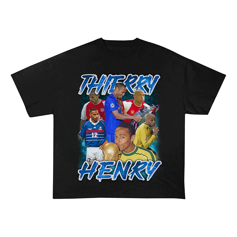 THIERRY HENRY HEAVY WEIGHT COTTON TEE-9175