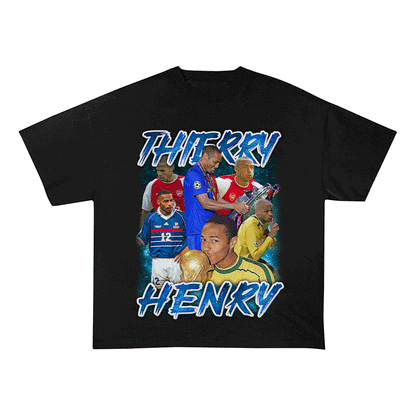 THIERRY HENRY HEAVY WEIGHT COTTON TEE-9175