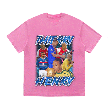 THIERRY HENRY HEAVY WEIGHT COTTON TEE-9175