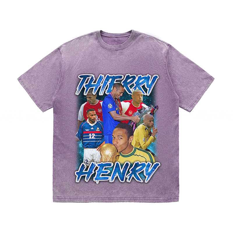 THIERRY HENRY HEAVY WEIGHT COTTON TEE-9175