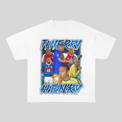 THIERRY HENRY HEAVY WEIGHT COTTON TEE-9175