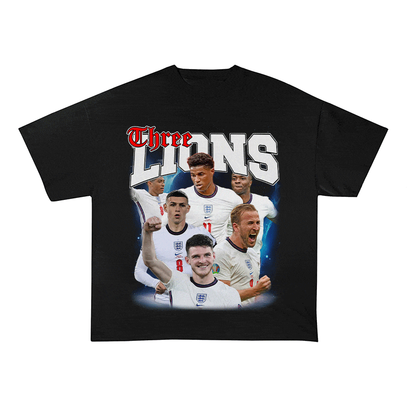 THREE LIONS HEAVY WEIGHT COTTON TEE-9176