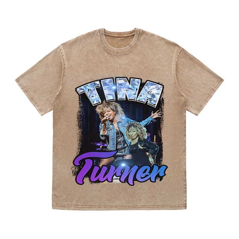 TINA TURNER HEAVY WEIGHT COTTON TEE-9139