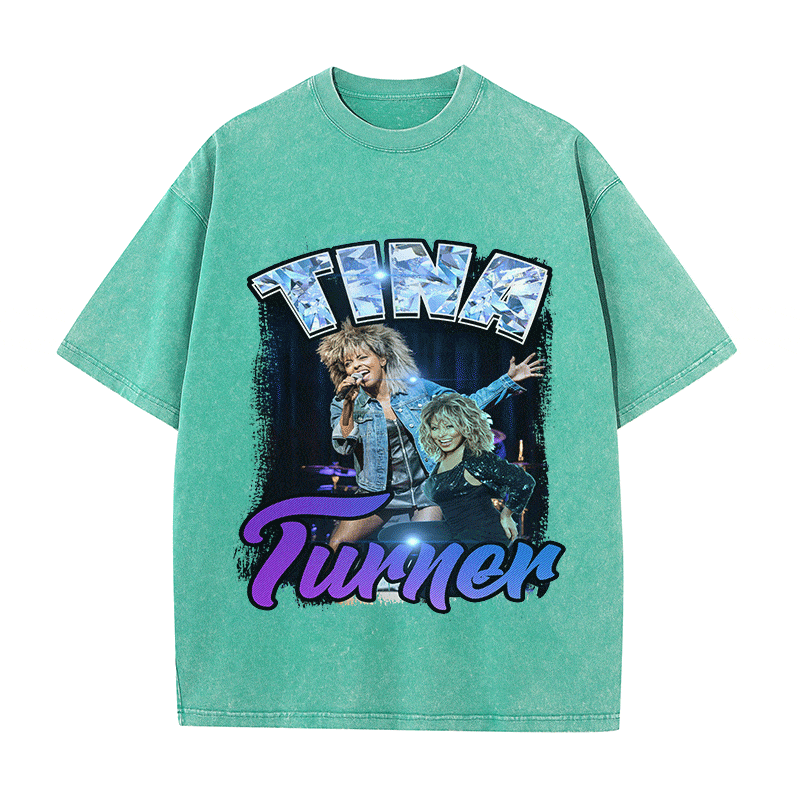 TINA TURNER HEAVY WEIGHT COTTON TEE-9139