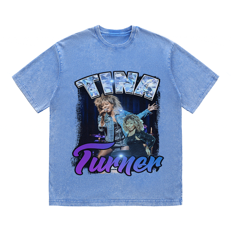TINA TURNER HEAVY WEIGHT COTTON TEE-9139