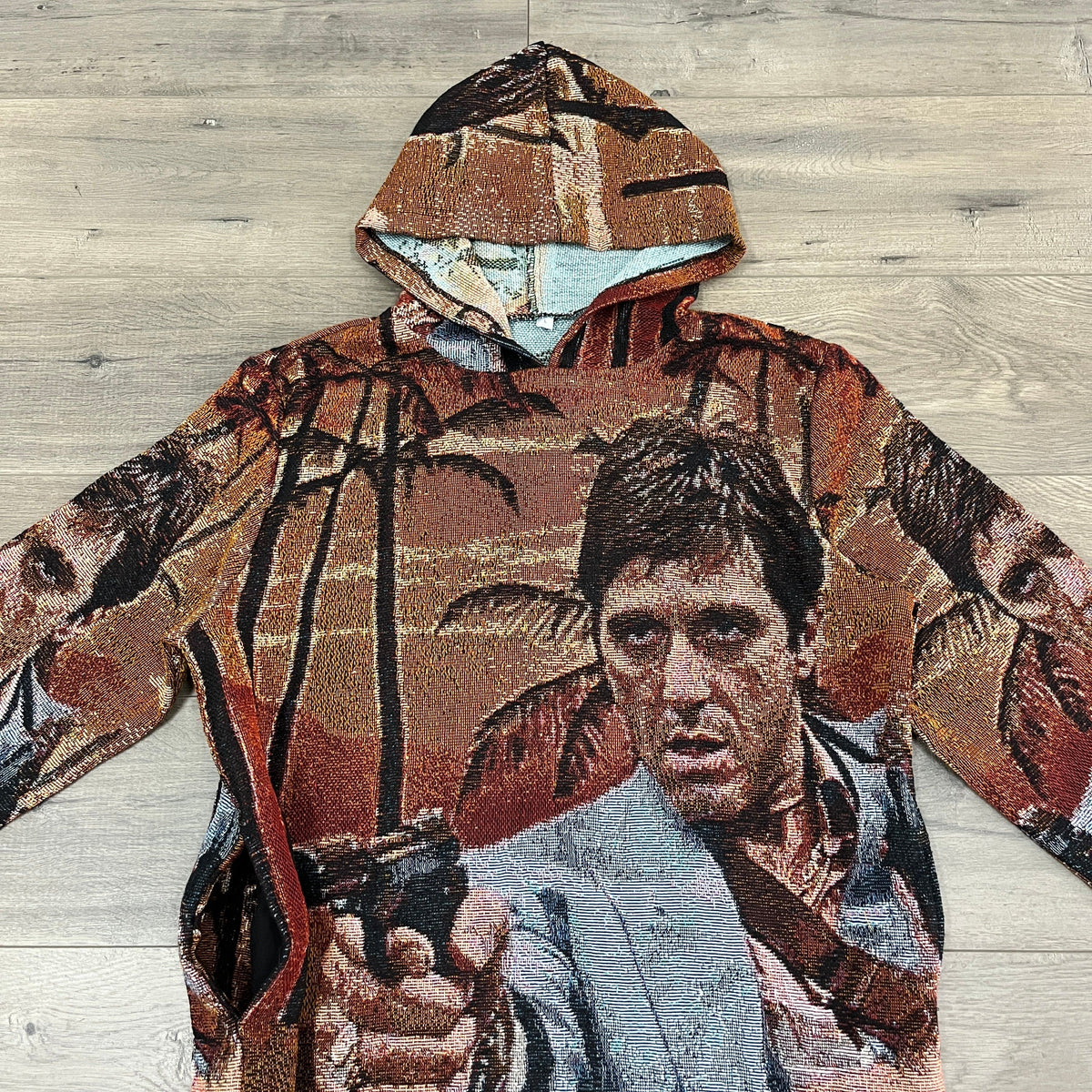 TONY MONTANA TAPESTRY HOODIE