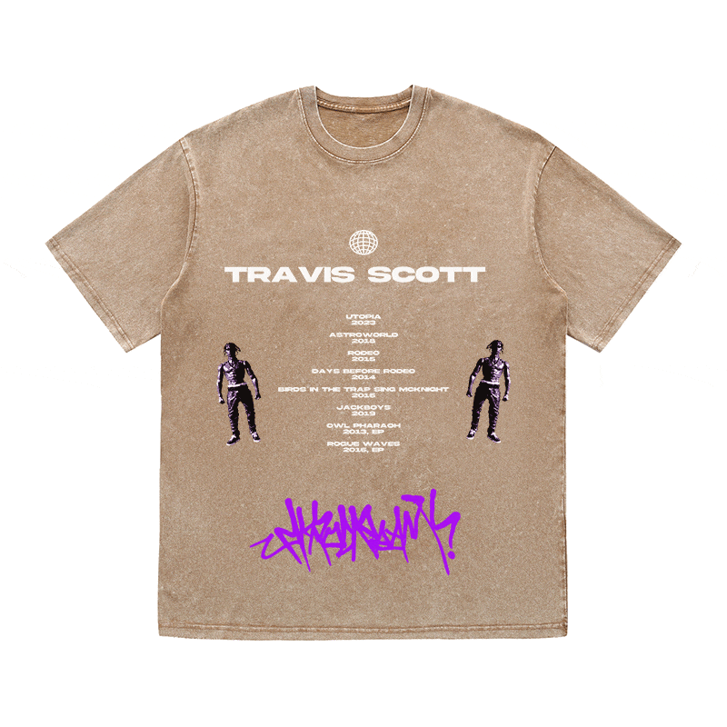 RDMCLOTHINGART tapestry hoodie TRAVIS SCOTT HEAVY WEIGHT COTTON TEE-8893