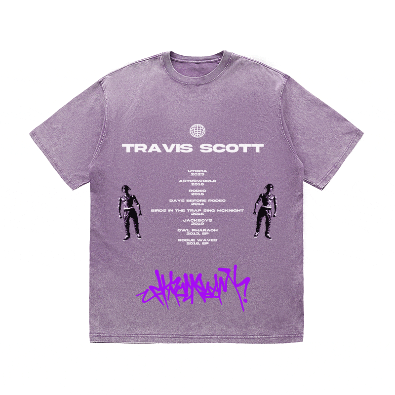 RDMCLOTHINGART tapestry hoodie TRAVIS SCOTT HEAVY WEIGHT COTTON TEE-8893