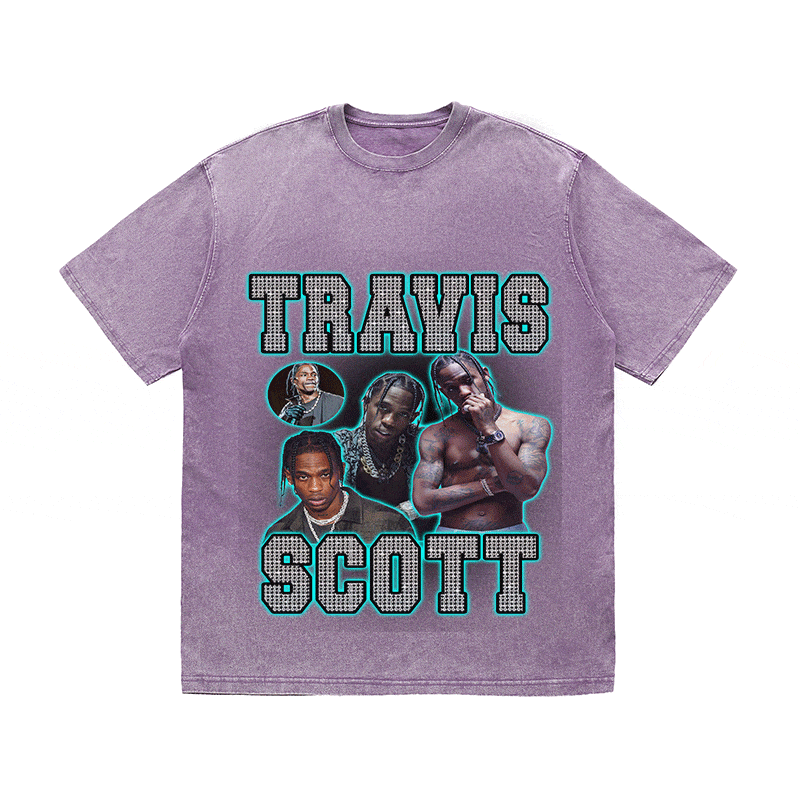 TRAVIS SCOTT HEAVY WEIGHT COTTON TEE-9140