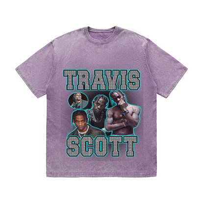 TRAVIS SCOTT HEAVY WEIGHT COTTON TEE-9140