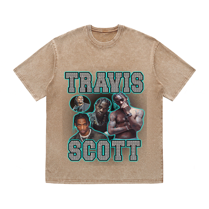 TRAVIS SCOTT HEAVY WEIGHT COTTON TEE-9140