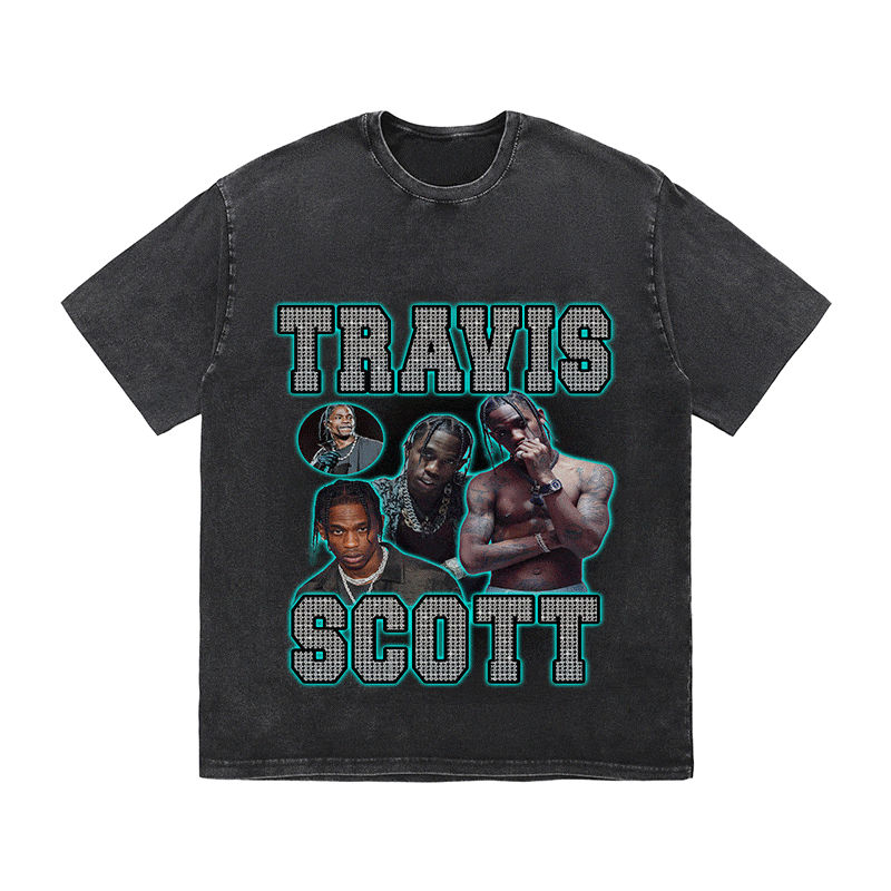 TRAVIS SCOTT HEAVY WEIGHT COTTON TEE-9140