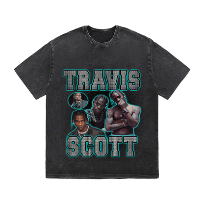 TRAVIS SCOTT HEAVY WEIGHT COTTON TEE-9140
