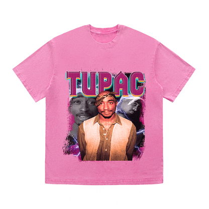 TUPAC HEAVY WEIGHT COTTON TEE-9142