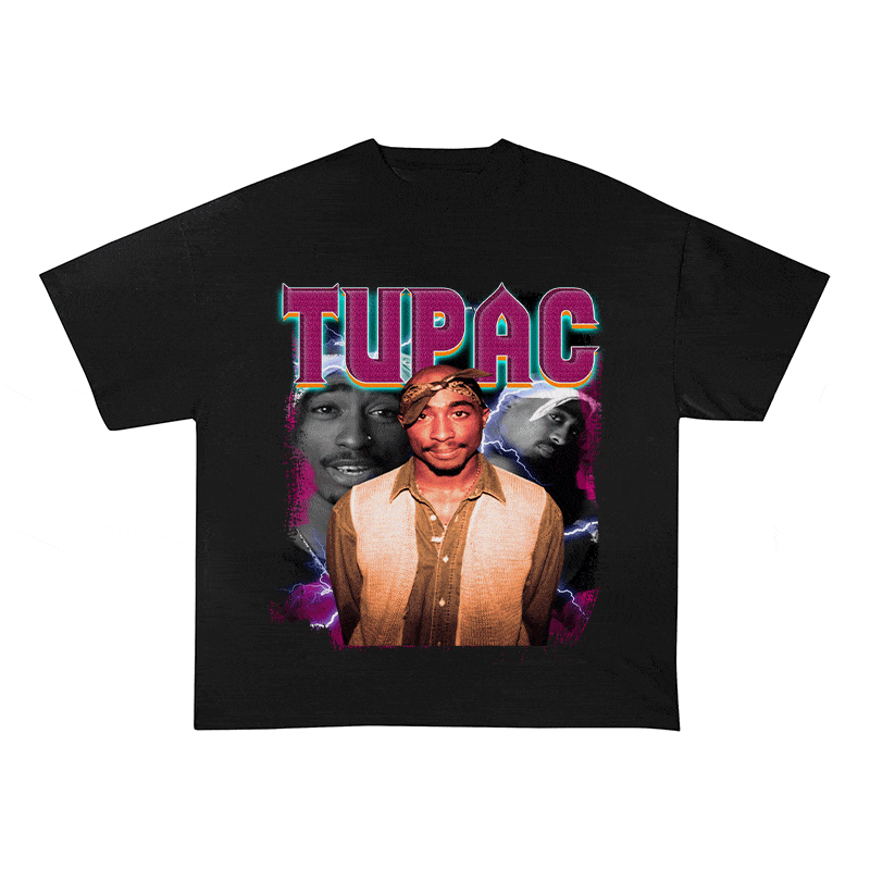 TUPAC HEAVY WEIGHT COTTON TEE-9142