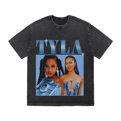 RDMCLOTHINGART tapestry hoodie TYLA HEAVY WEIGHT COTTON TEE-8871