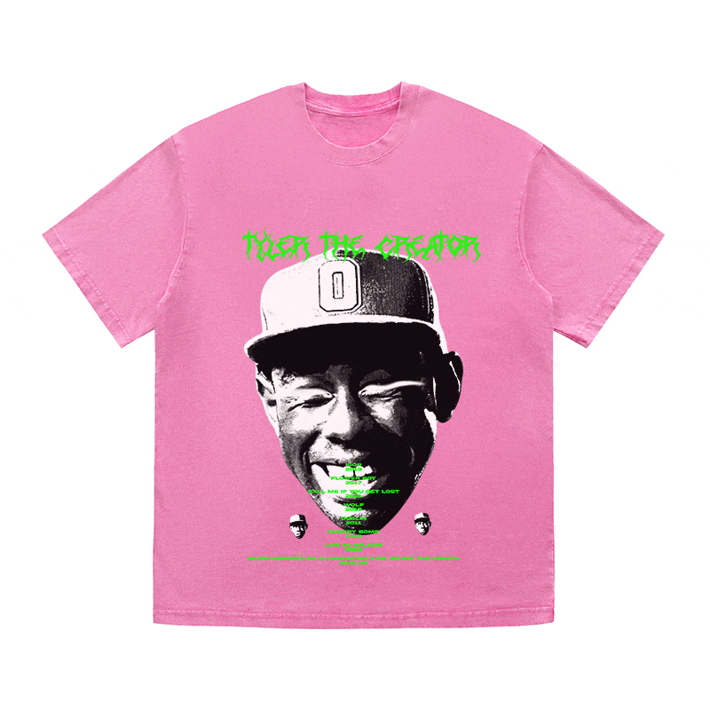 RDMCLOTHINGART tapestry hoodie TYLER THE CREATOR HEAVY WEIGHT COTTON TEE-8895